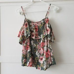 Billabong Floral Off The Shoulder Top